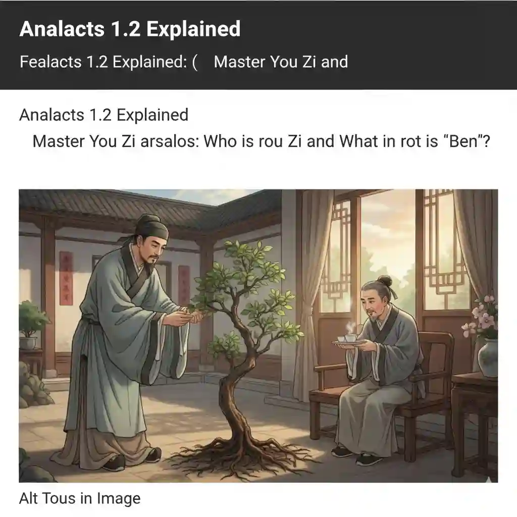 Analects 1.2 Explained: Master You Zi and the root of Dao