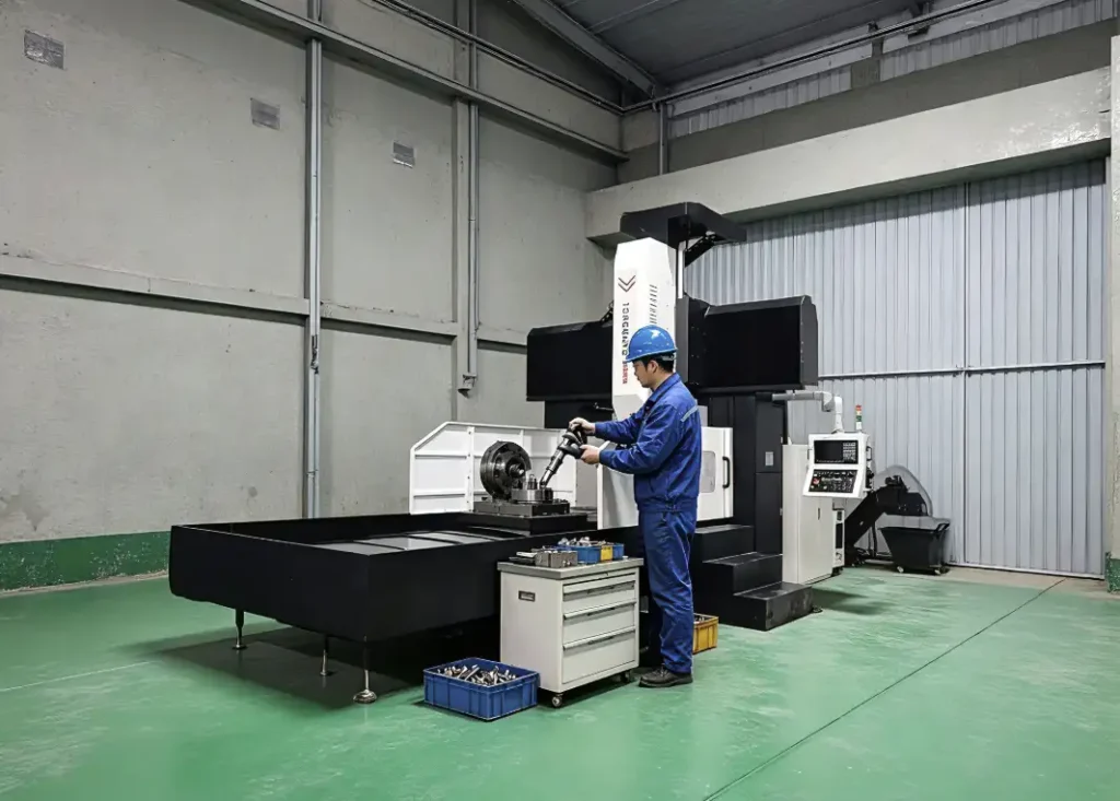 CNC gantry milling machine and gantry machining center